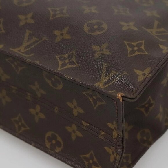 LOUIS VUITTON Monogram Sac Plat Hand Bag M51140 LV Auth 137345 - Picture 3 of 16